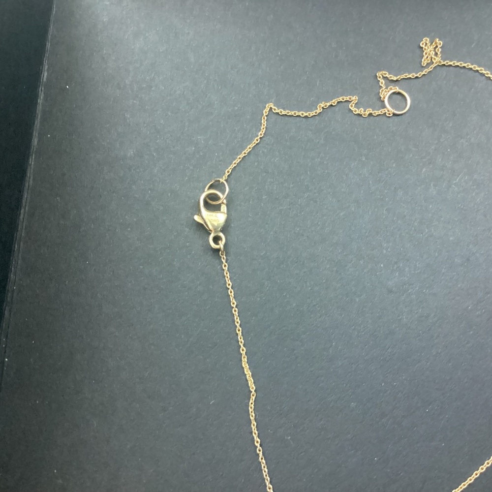 Lulu Jack Vertical Bar and Diamond Bezel Link Necklace - Picture 5 of 7